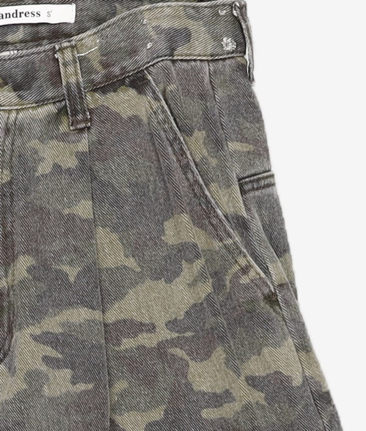 어반드레스(AVANDRESS) Side Big Denim Shorts CAMO S