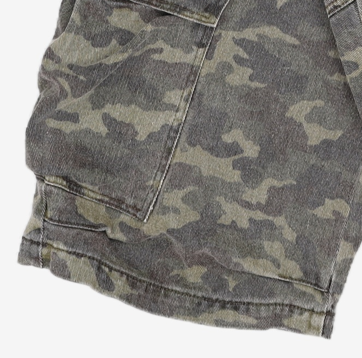 어반드레스(AVANDRESS) Side Big Denim Shorts CAMO S