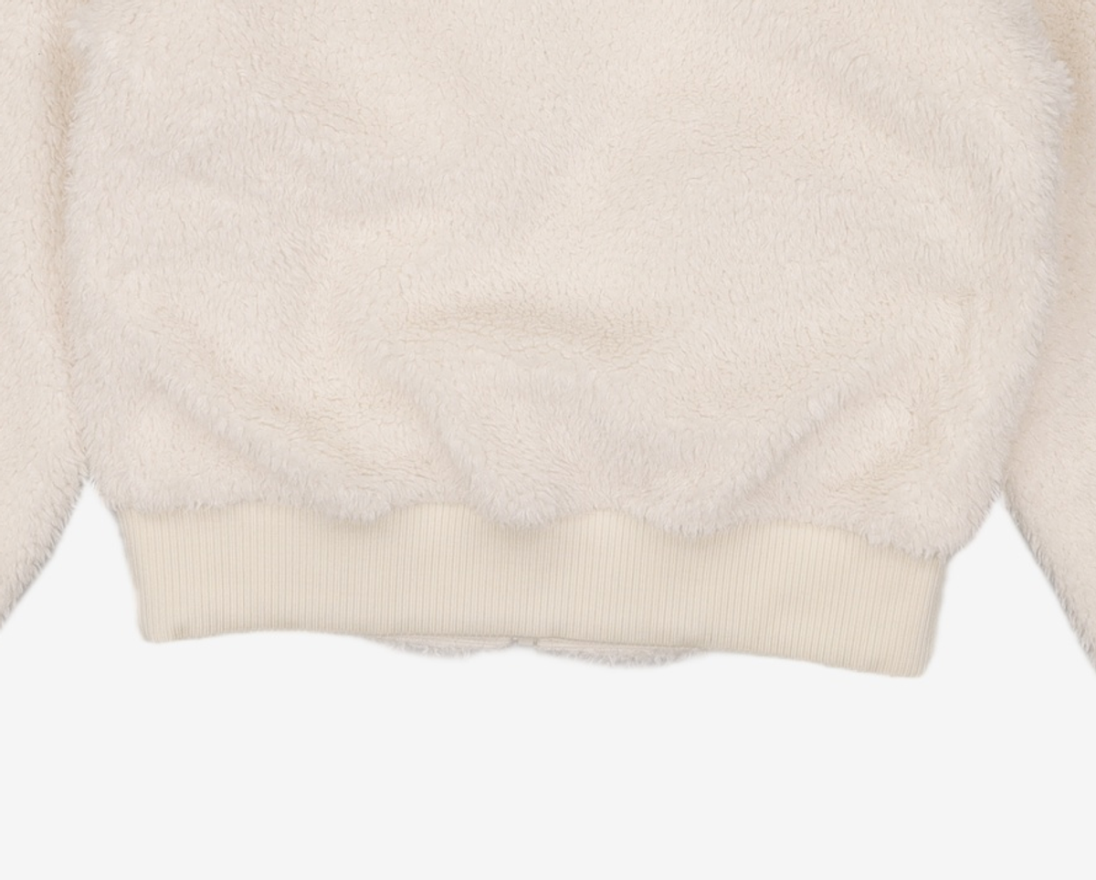 내셔널지오그래픽(NATIONALGEOGRAPHIC) N224WFJ920 여성 세티아 숏 기장 플리스 집업 IVORY XS