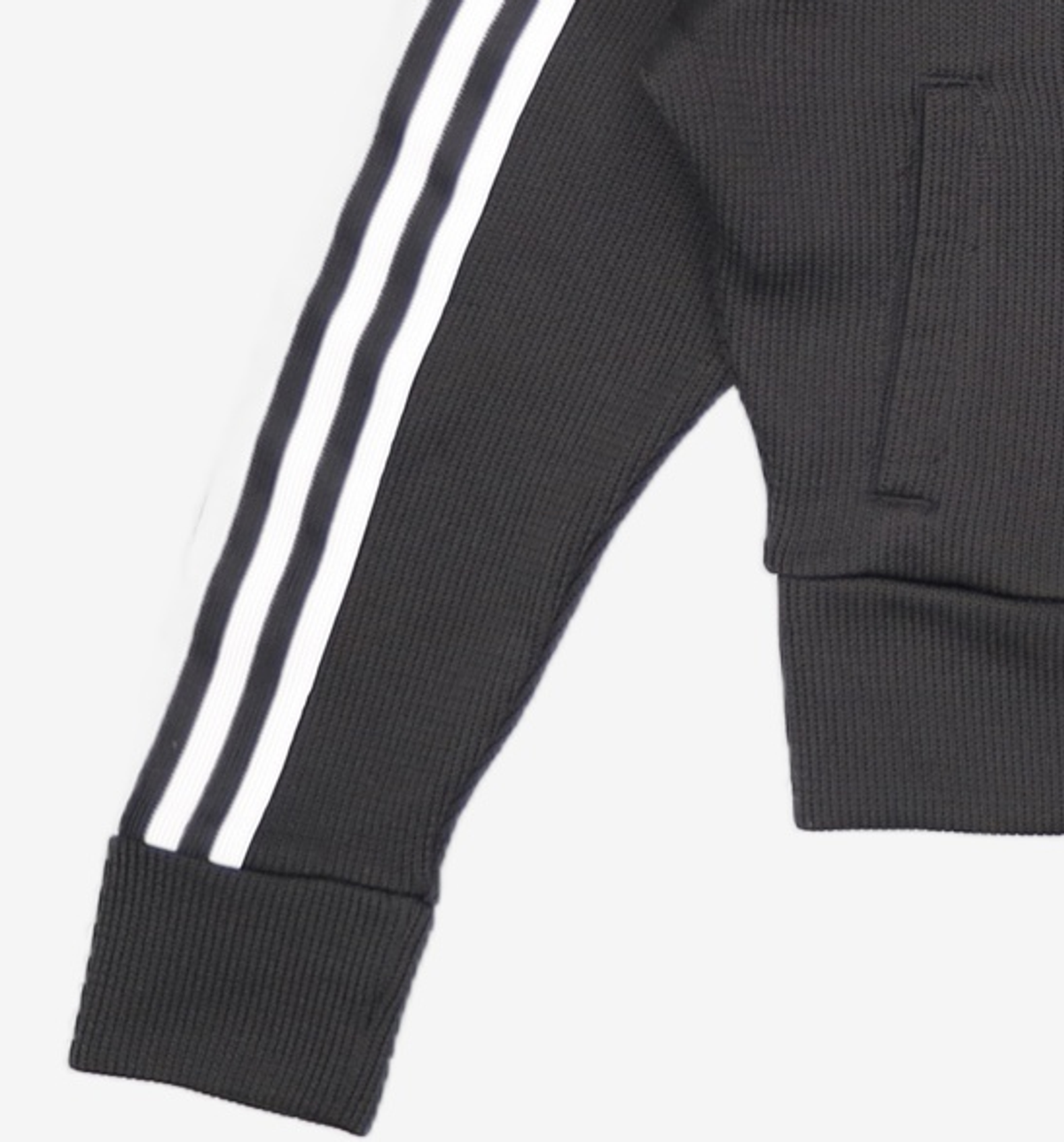 아디다스(ADIDAS) 파이어버드 니트 트랙탑 - 블랙:화이트 / JY2613 M