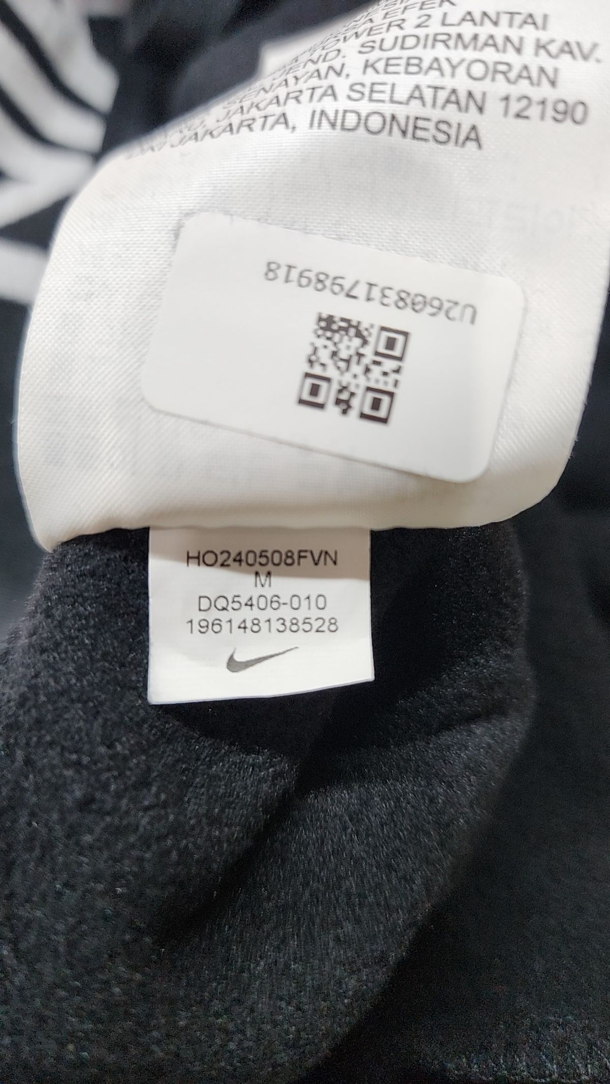 나이키(NIKE) 써마 핏 테이퍼드 트레이닝 팬츠 M - 블랙:화이트 / DQ5406-010 M