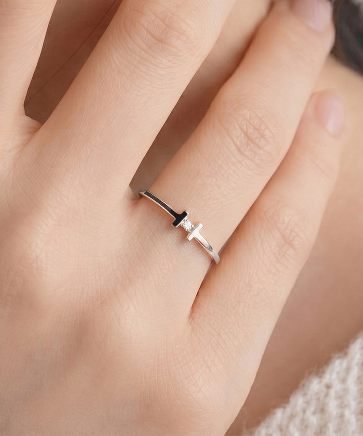엘렌쥬얼리(HELENE JEWELRY) 실버 Silver 925 히브리 미스 링 은 반지