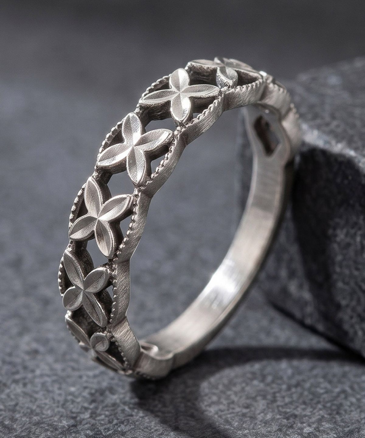 엘렌쥬얼리(HELENE JEWELRY) 실버 Silver 925 루디 플라워 라인 미스 링 은 반지