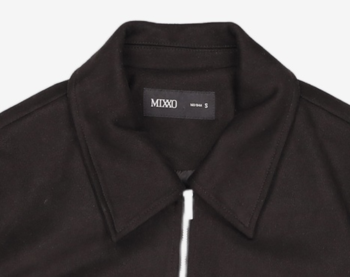 미쏘(MIXXO) 스웨이드 집업 자켓_MIWJLDT02C S