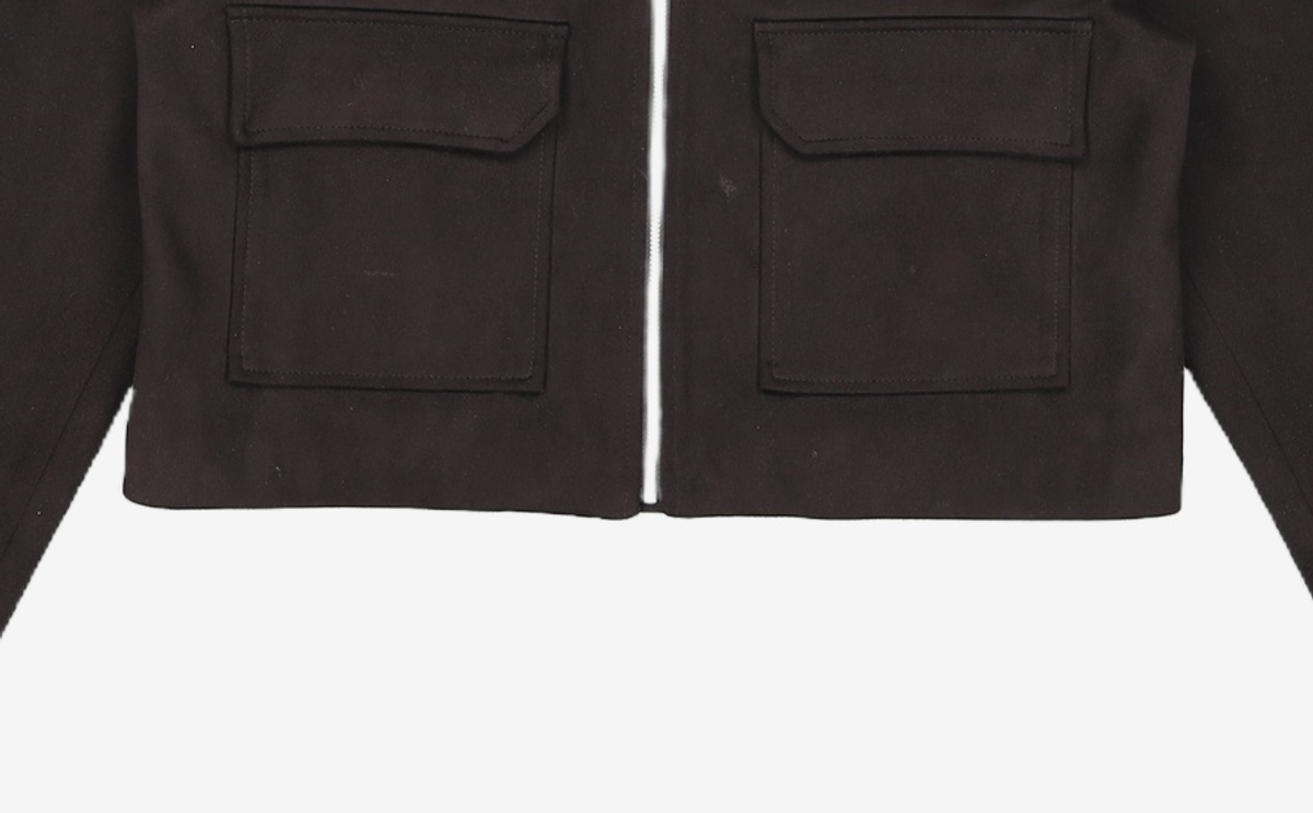 미쏘(MIXXO) 스웨이드 집업 자켓_MIWJLDT02C S