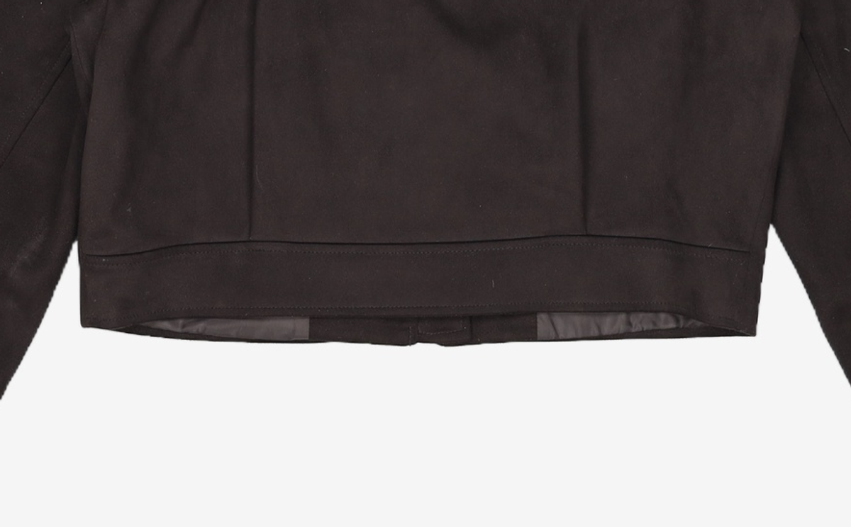 미쏘(MIXXO) 스웨이드 집업 자켓_MIWJLDT02C S