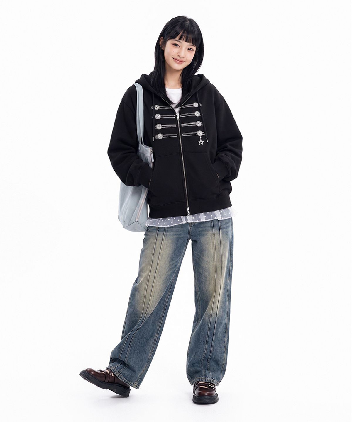 랜덤오프(RANDOMOFF) NAPOLEON 2-WAY ZIP-UP (3color) [RLZH_0024]