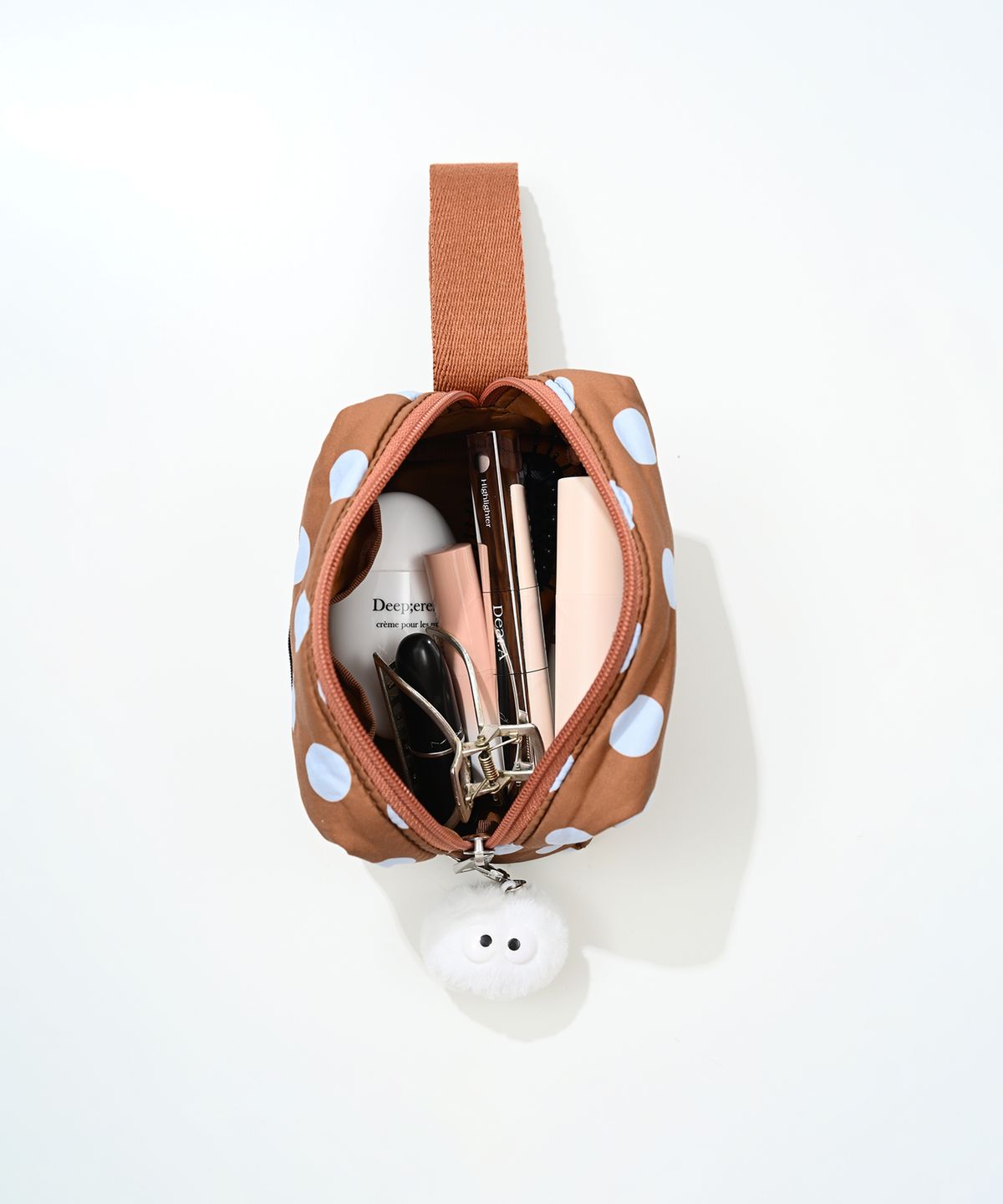 마크니(MACNI) NEMO BREAD POUCH DOT BROWN