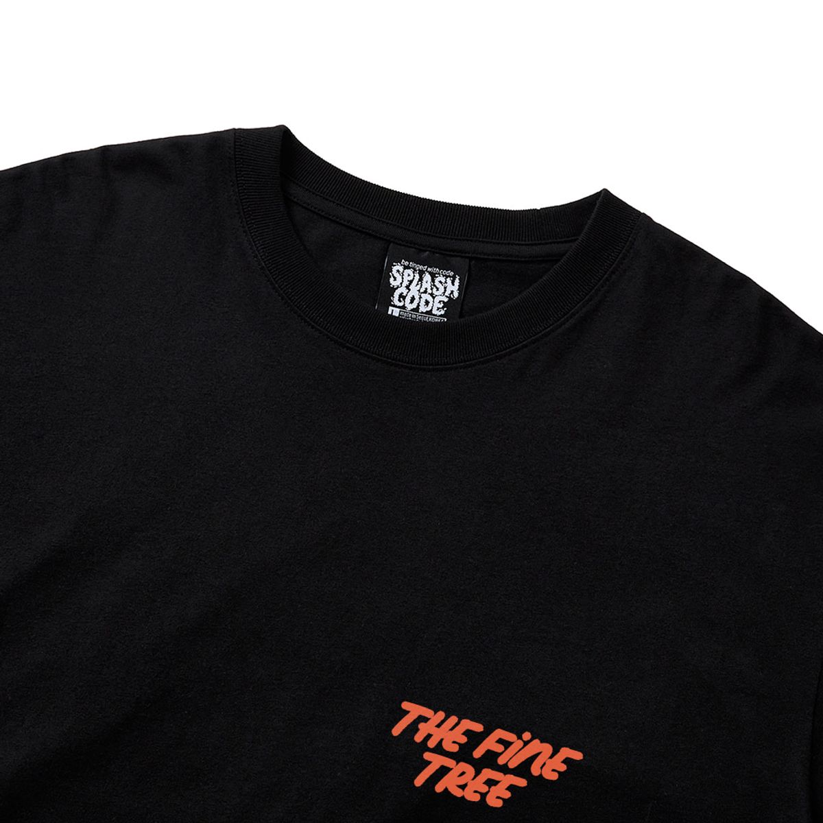 스플래시코드(SPLASHCODE) 롱슬리브 블랙 - 파인 트리(The Fine Tree)