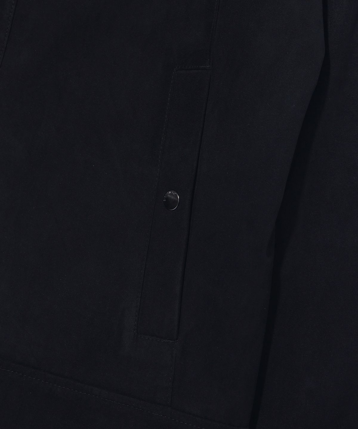 시그니피컨트(SIGNIFICANT) 스웨이드 스탠다드 카라 자켓 LR1JU006_BLACK