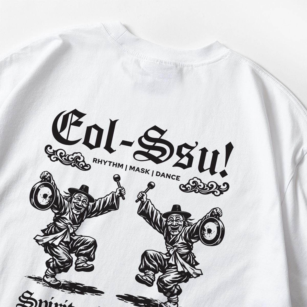 스플래시코드(SPLASHCODE) 롱슬리브 화이트 - 얼쑤(Eol Ssu)