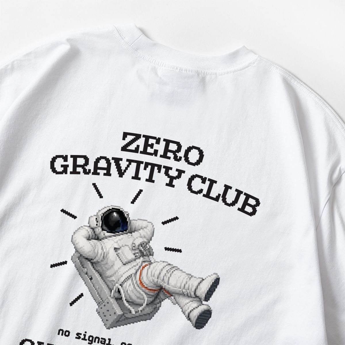 스플래시코드(SPLASHCODE) 롱슬리브 화이트 - 무중력 클럽(Zero Gravity Club)