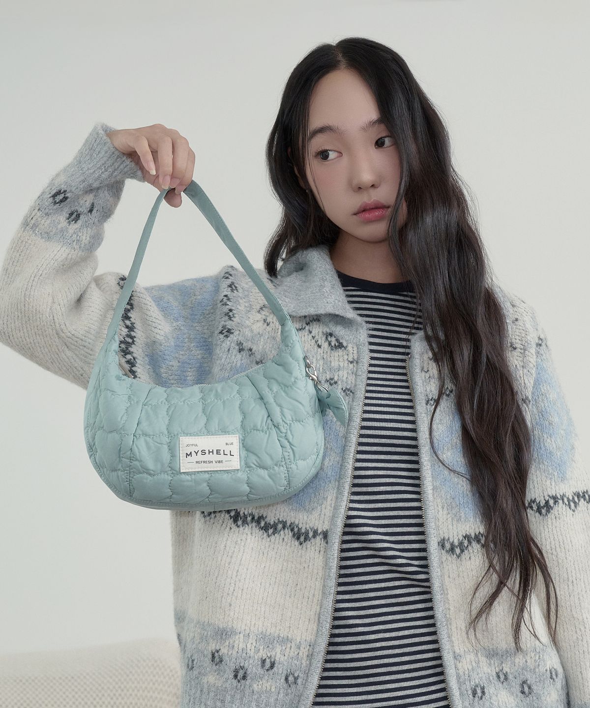 마이쉘(MYSHELL) 머랭 토트백_35011TT(4color)