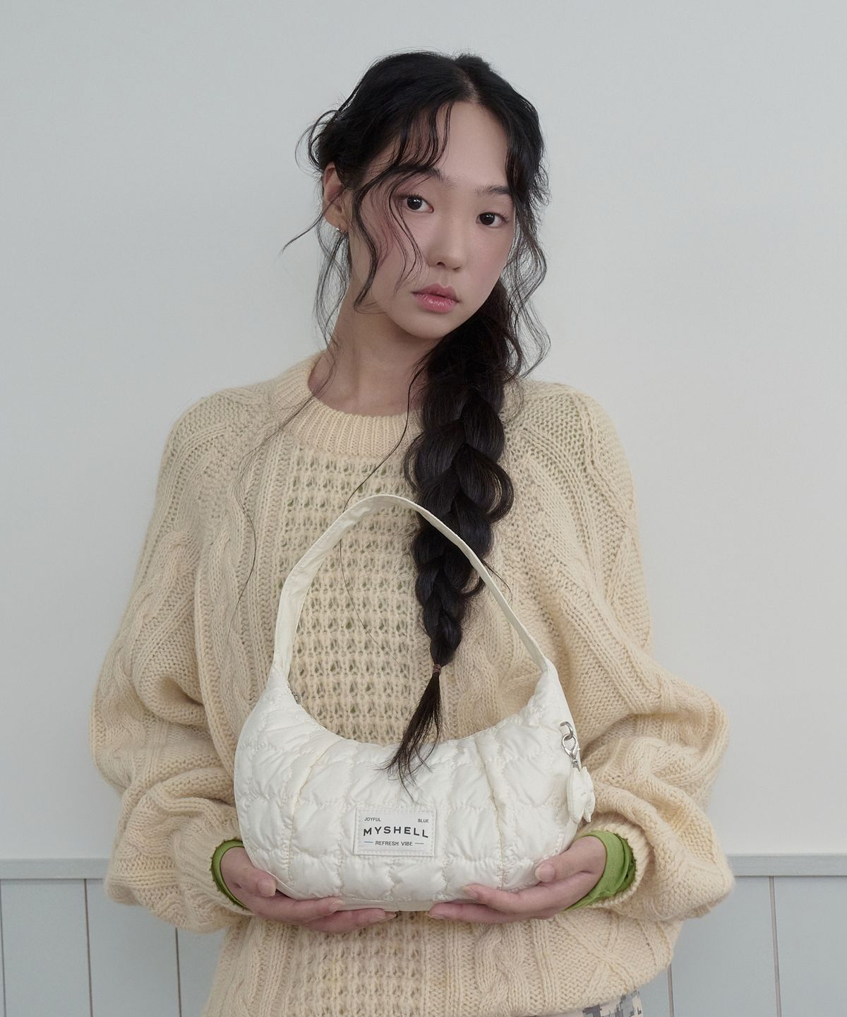 마이쉘(MYSHELL) 머랭 토트백_35011TT(4color)