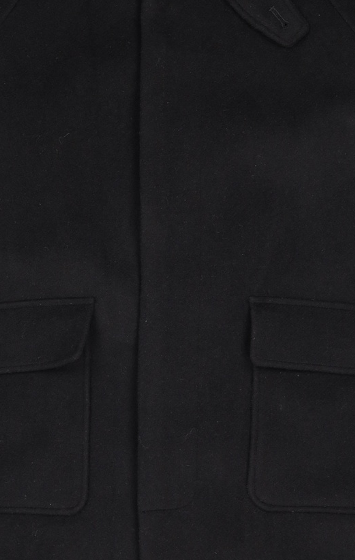 키뮤어(KIIMUIR) 캐시미어블렌드 세미오버핏 발마칸 코트_블랙 M