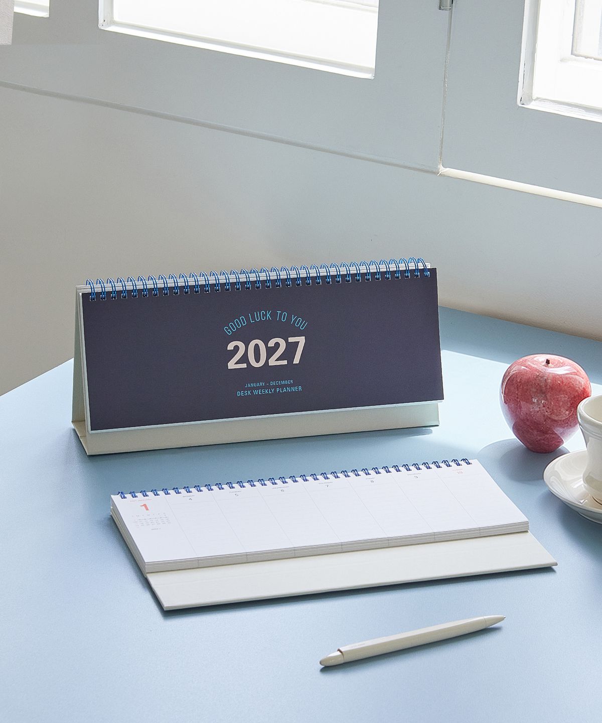 테이블토크(TABLETALK) (2027 날짜형) 데스크 위클리 플래너 2027_탁상플래너 다이어리 스케쥴러