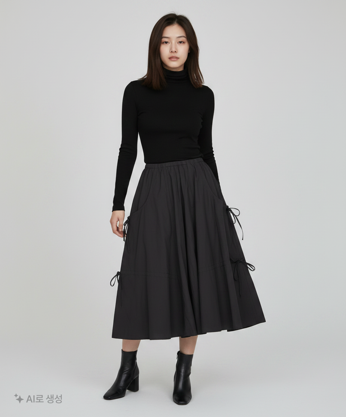 무신사 스탠다드(MUSINSA STANDARD) 롱스커트 L