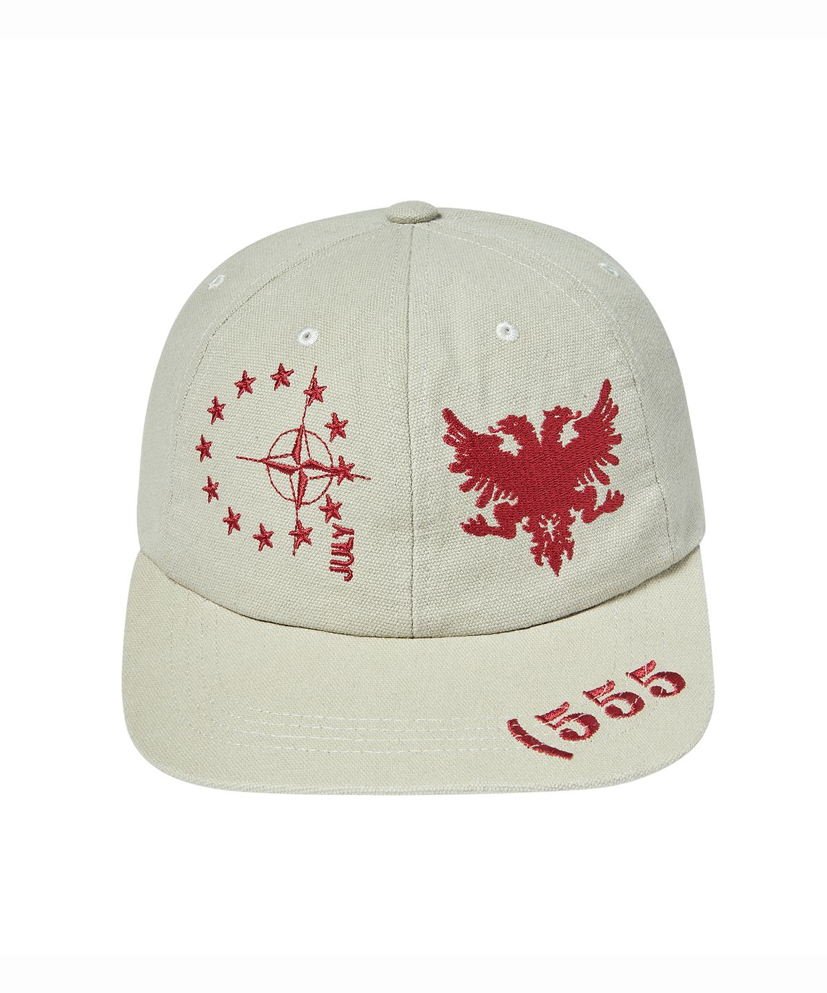 프렌다(PRENDA) HERALD NUMBERING BALL CAP GRAY