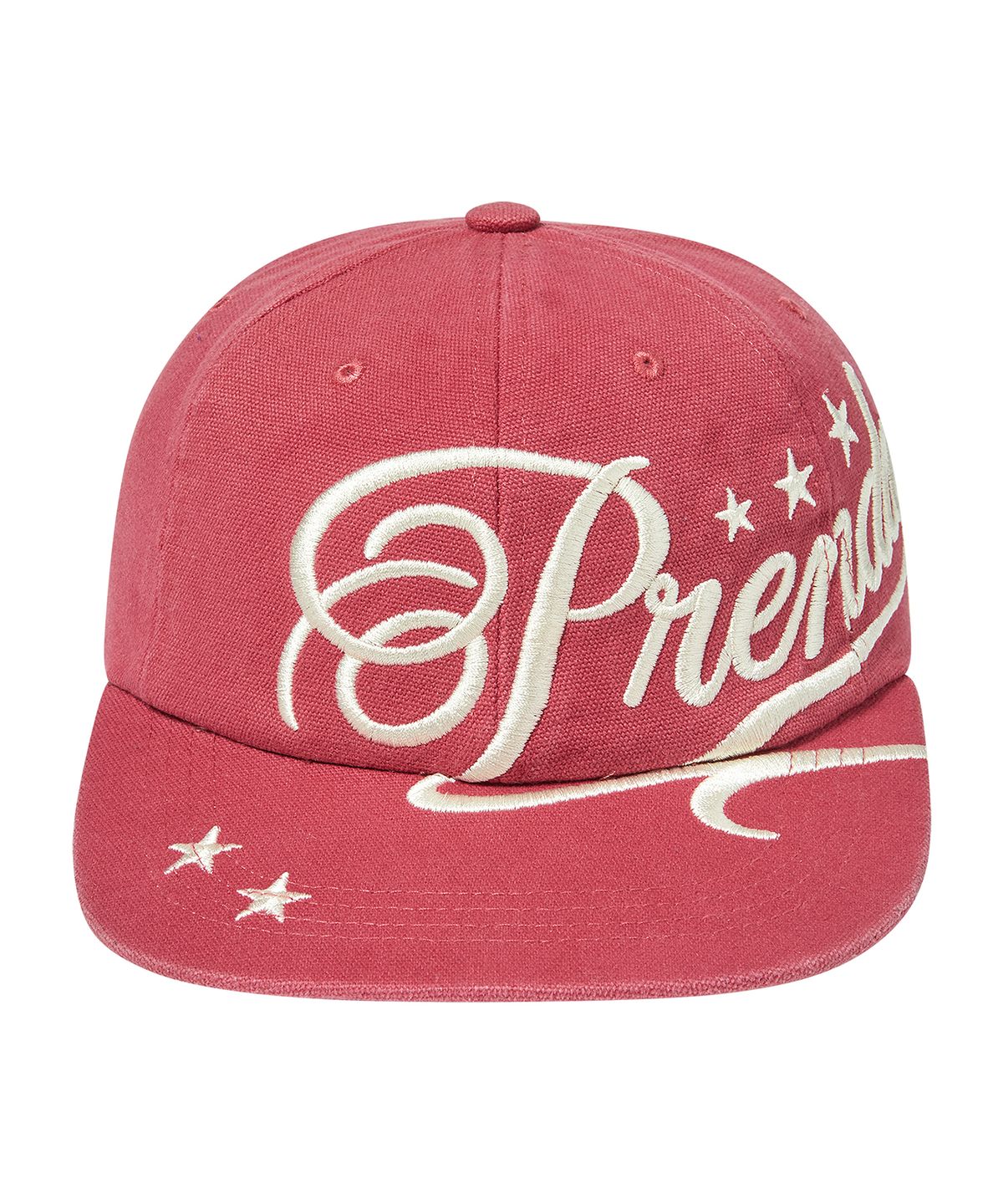 프렌다(PRENDA) SCRIPT LOGO BALL CAP BURGUNDY
