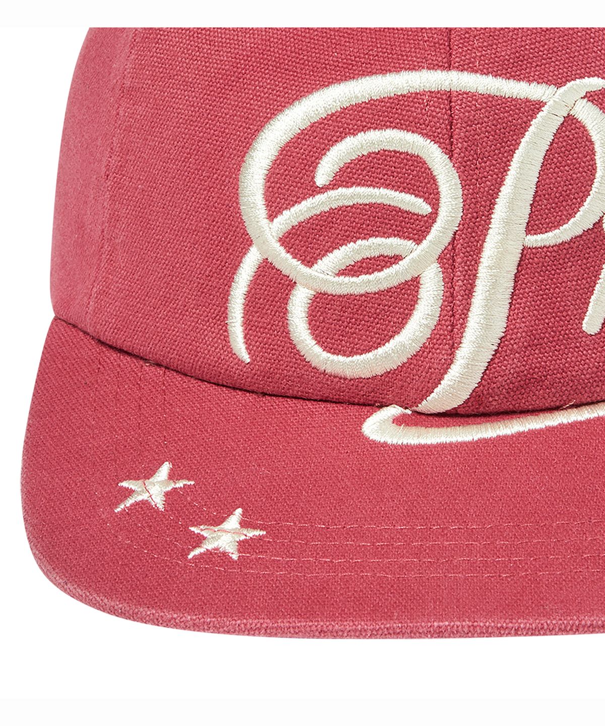 프렌다(PRENDA) SCRIPT LOGO BALL CAP BURGUNDY
