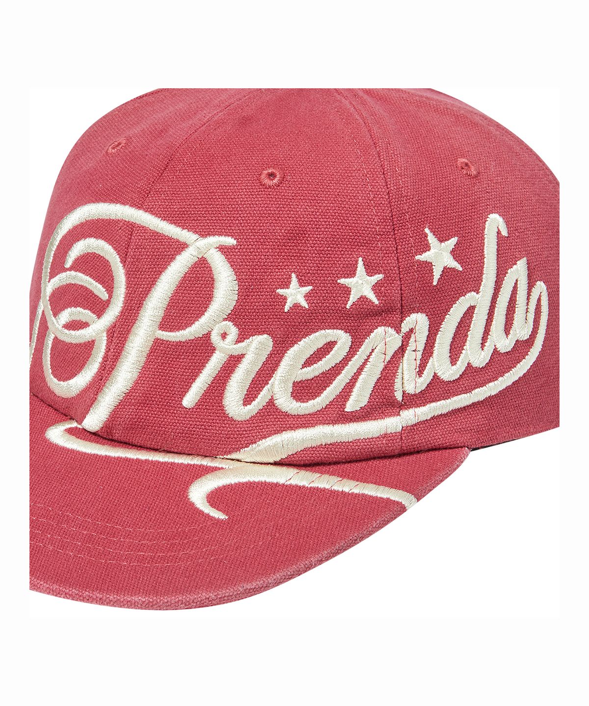 프렌다(PRENDA) SCRIPT LOGO BALL CAP BURGUNDY