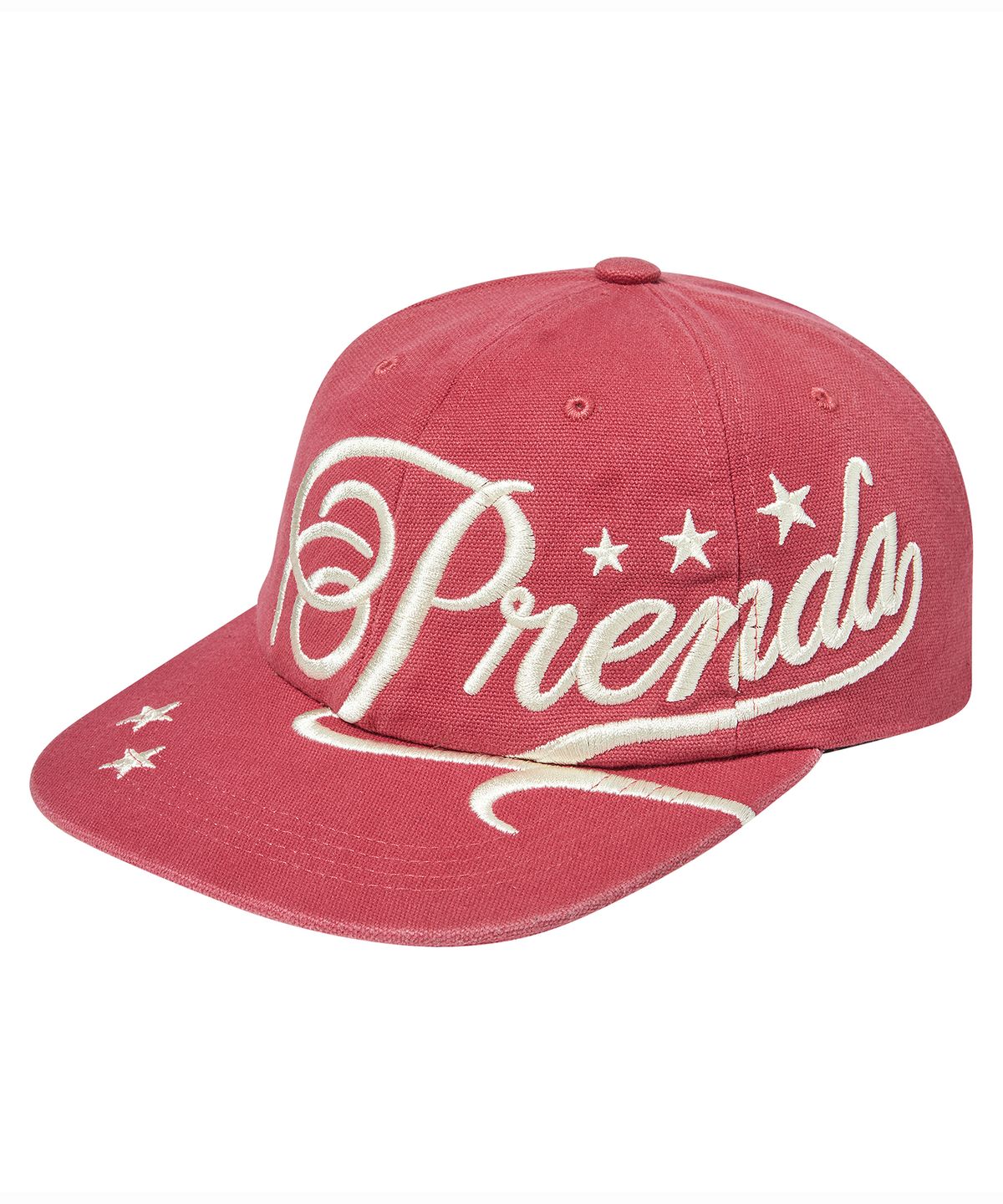프렌다(PRENDA) SCRIPT LOGO BALL CAP BURGUNDY