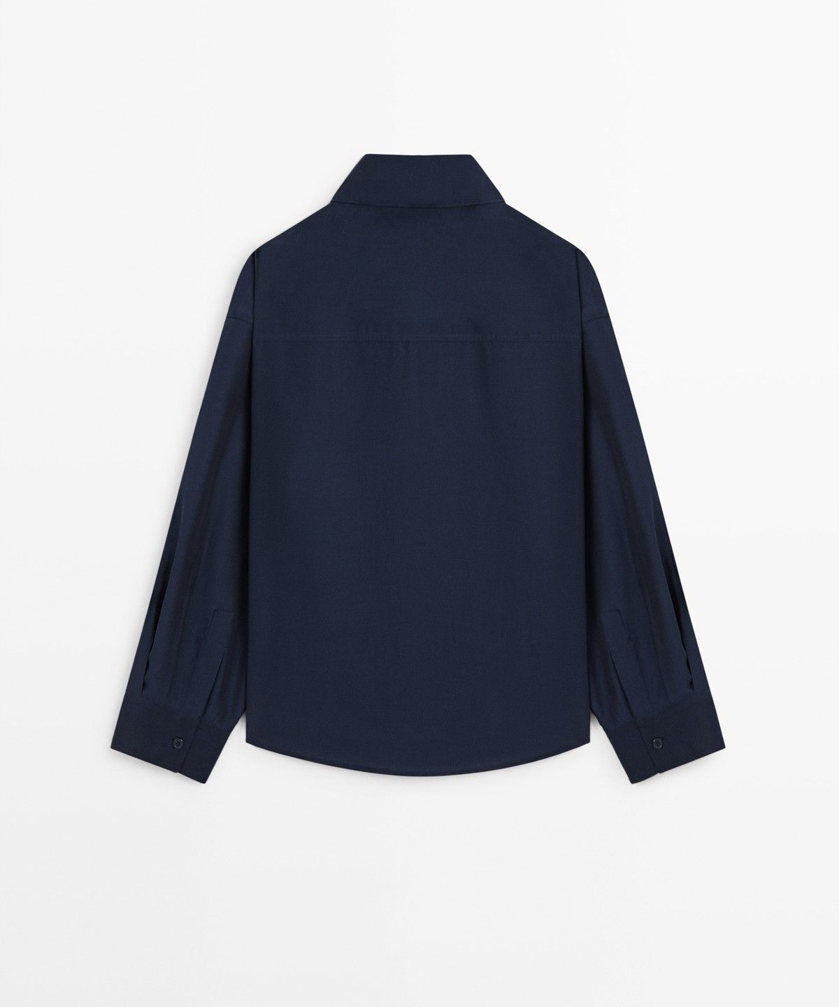 마시모두띠(MASSIMO DUTTI) 더블 브레스티드 플루이드 셔츠