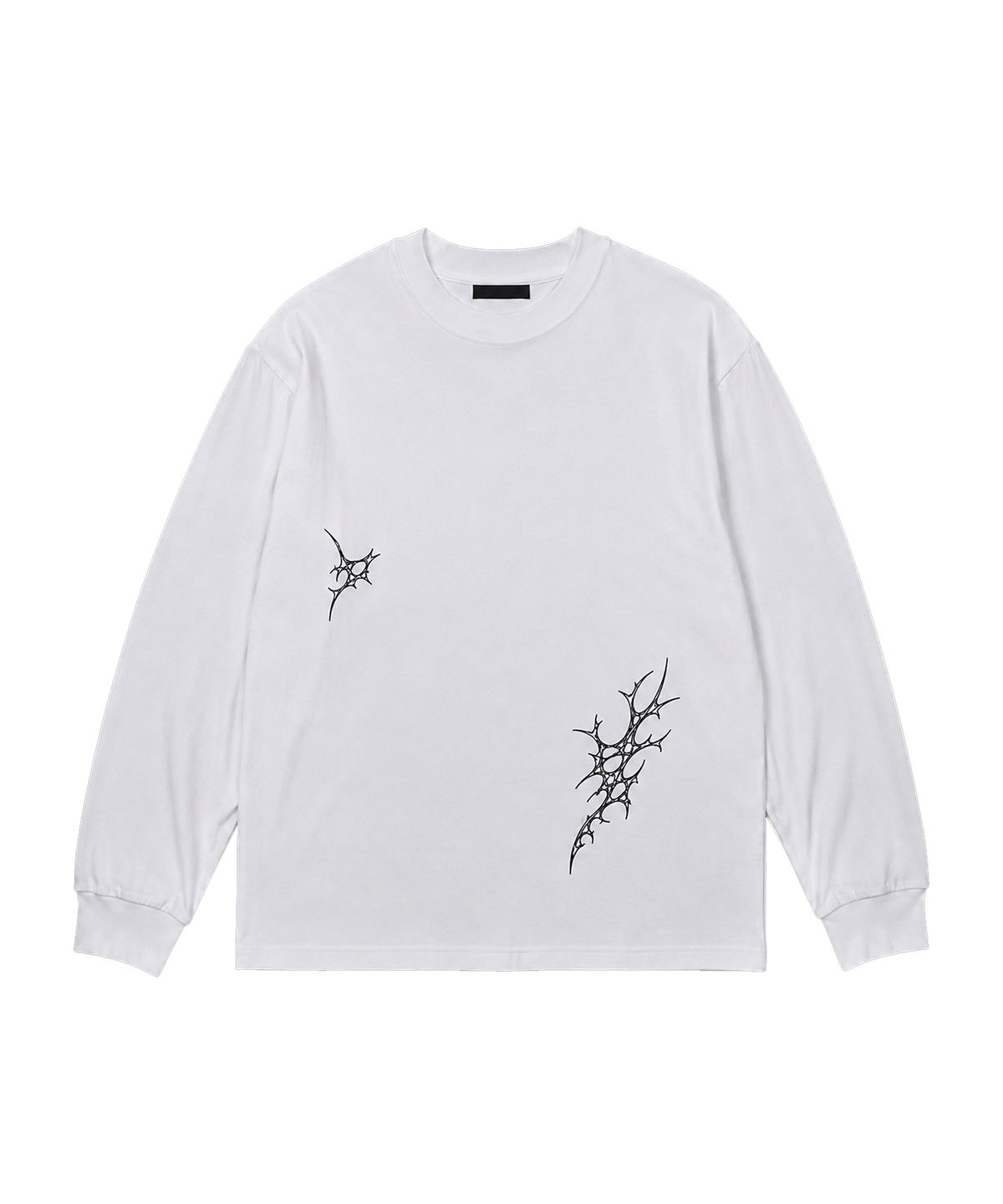 릿하우스사운드(LITHAUSOUND) Sketch Graphic Long-sleeve Tee White