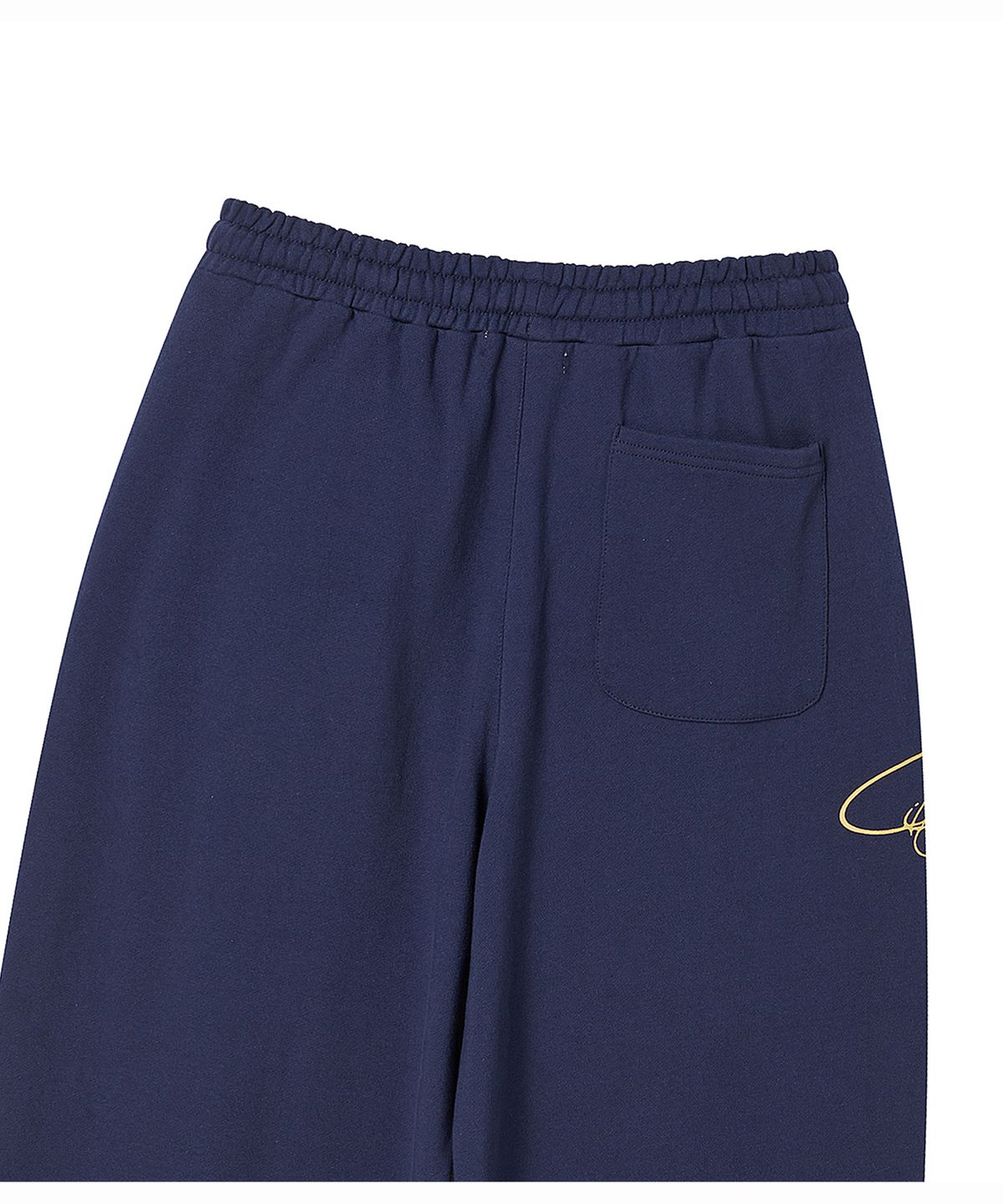프렌다(PRENDA) LION SCRIPT WIDE SWEATPANTS NAVY