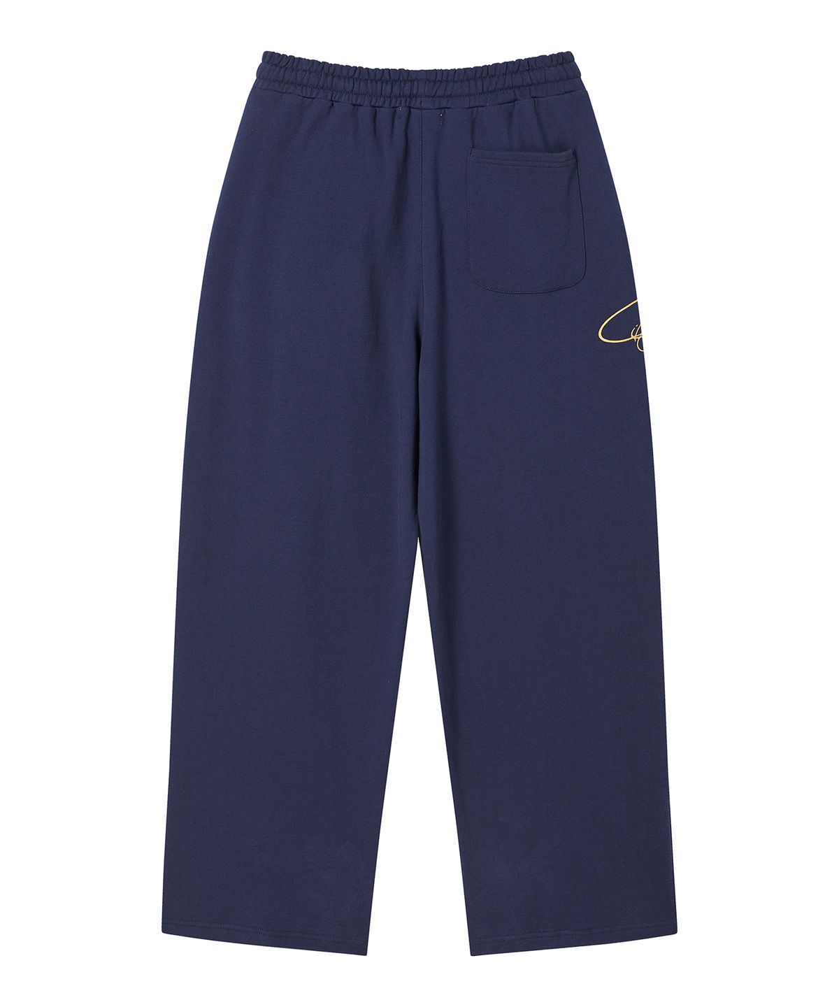 프렌다(PRENDA) LION SCRIPT WIDE SWEATPANTS NAVY