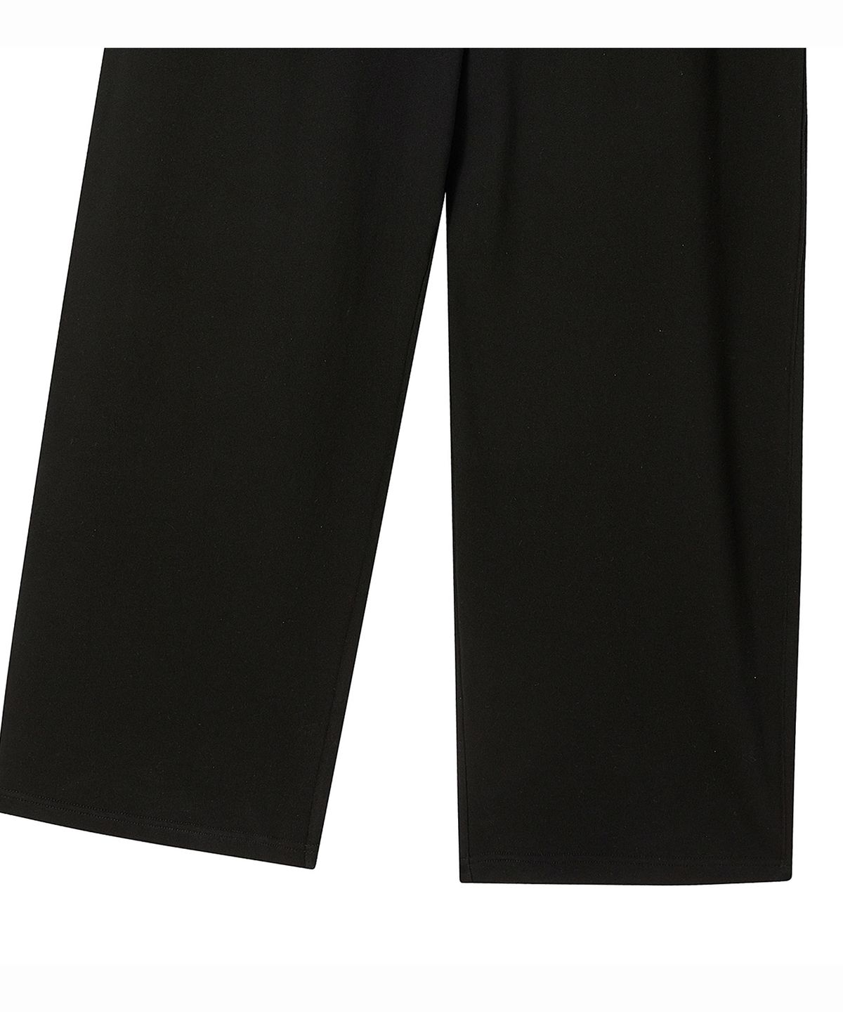 프렌다(PRENDA) EYELET POCKET WIDE SWEATPANTS BLACK