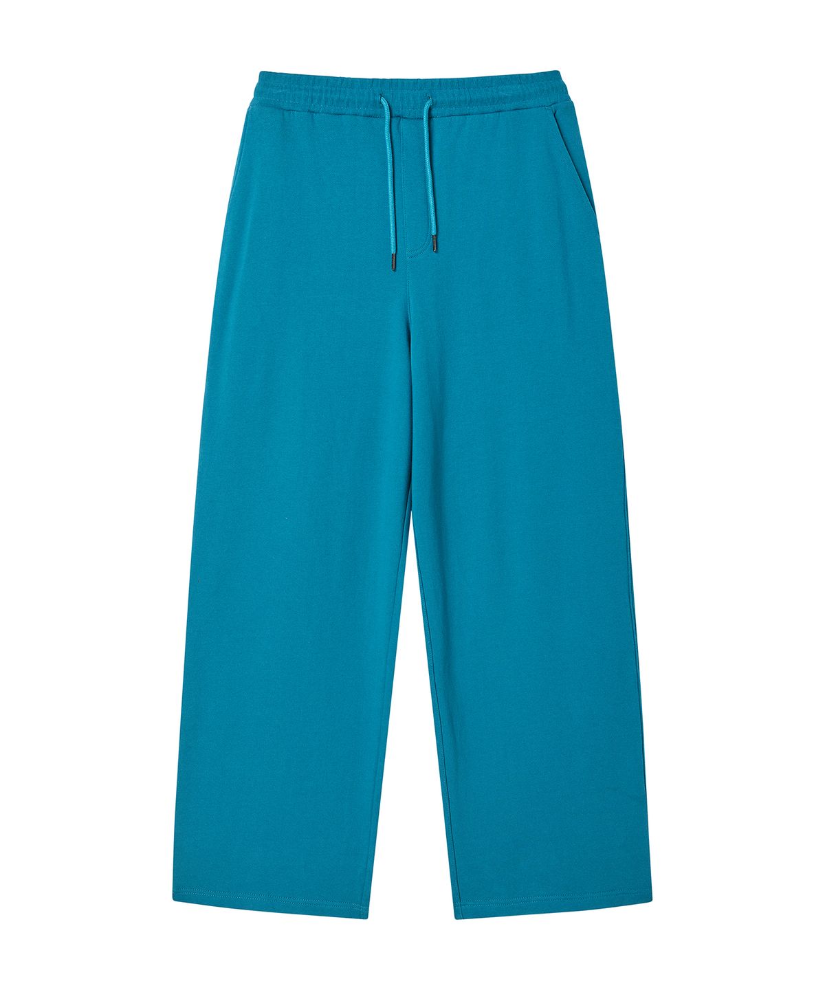 프렌다(PRENDA) EYELET POCKET WIDE SWEATPANTS AQUA BLUE
