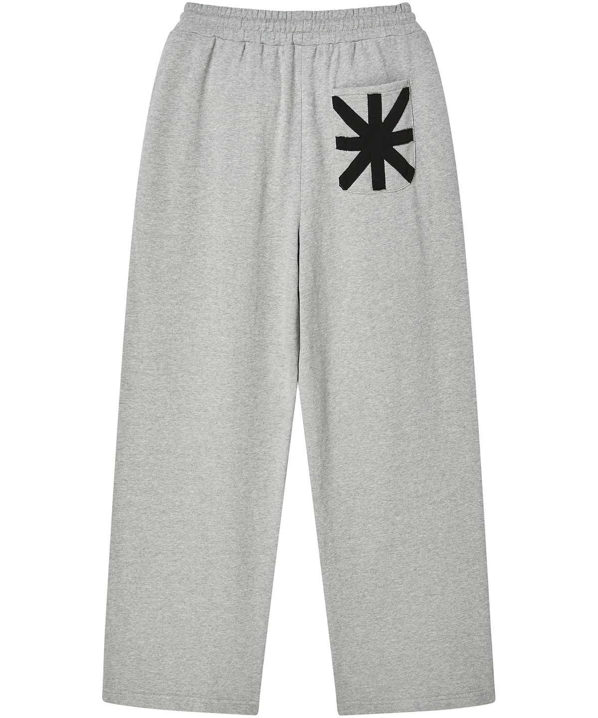 프렌다(PRENDA) SCRIPT LOGO WIDE SWEATPANTS GRAY