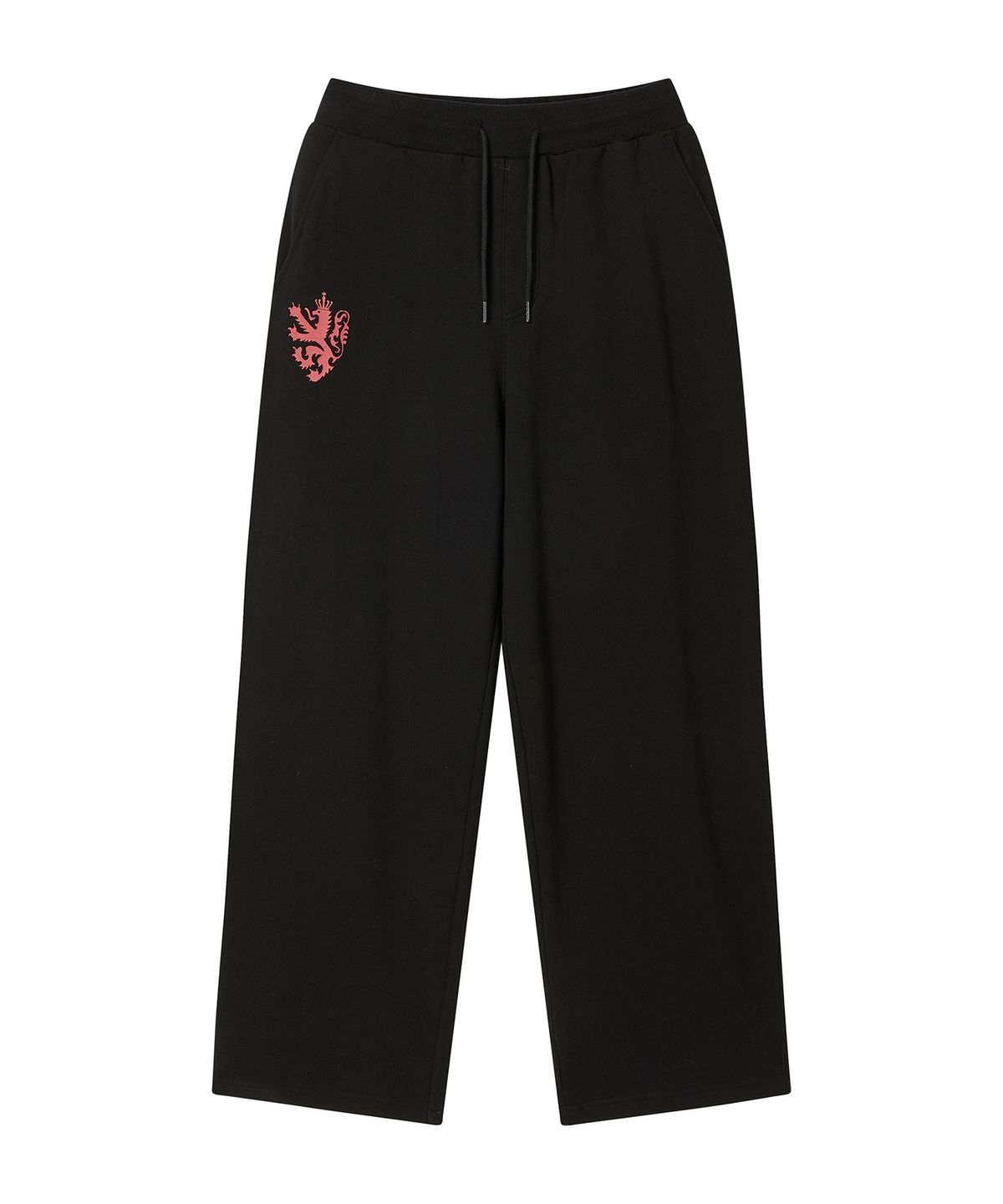 프렌다(PRENDA) HERALD CROSS WIDE SWEATPANTS BLACK