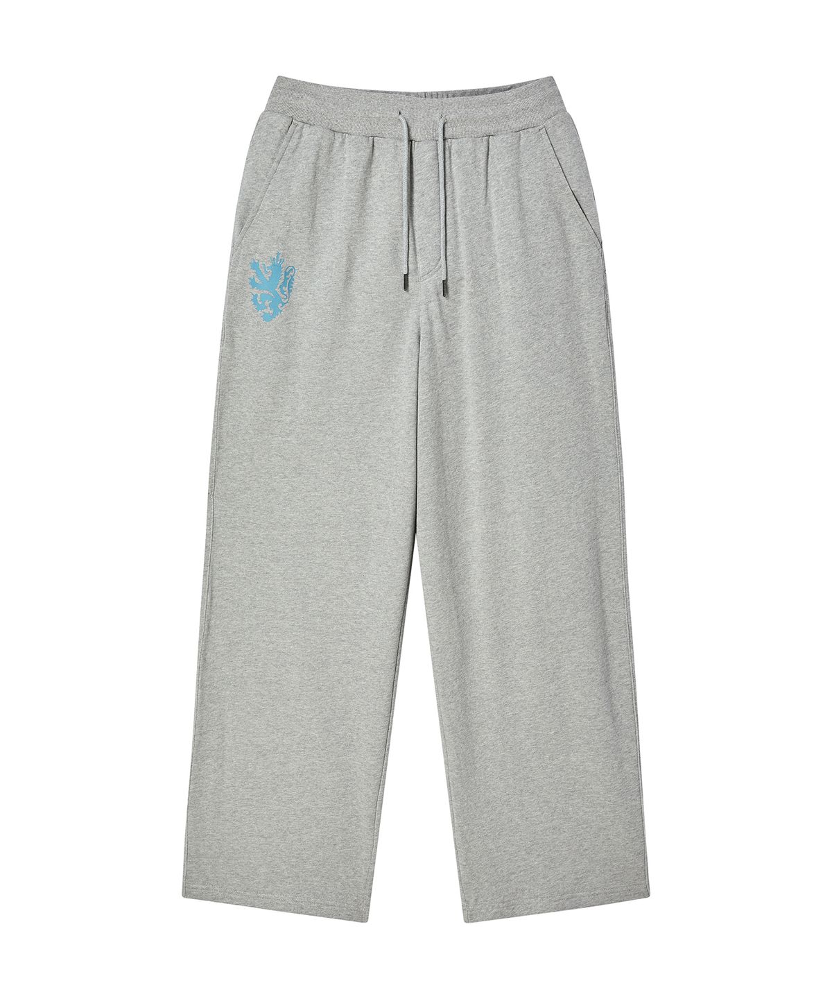 프렌다(PRENDA) HERALD CROSS WIDE SWEATPANTS GRAY