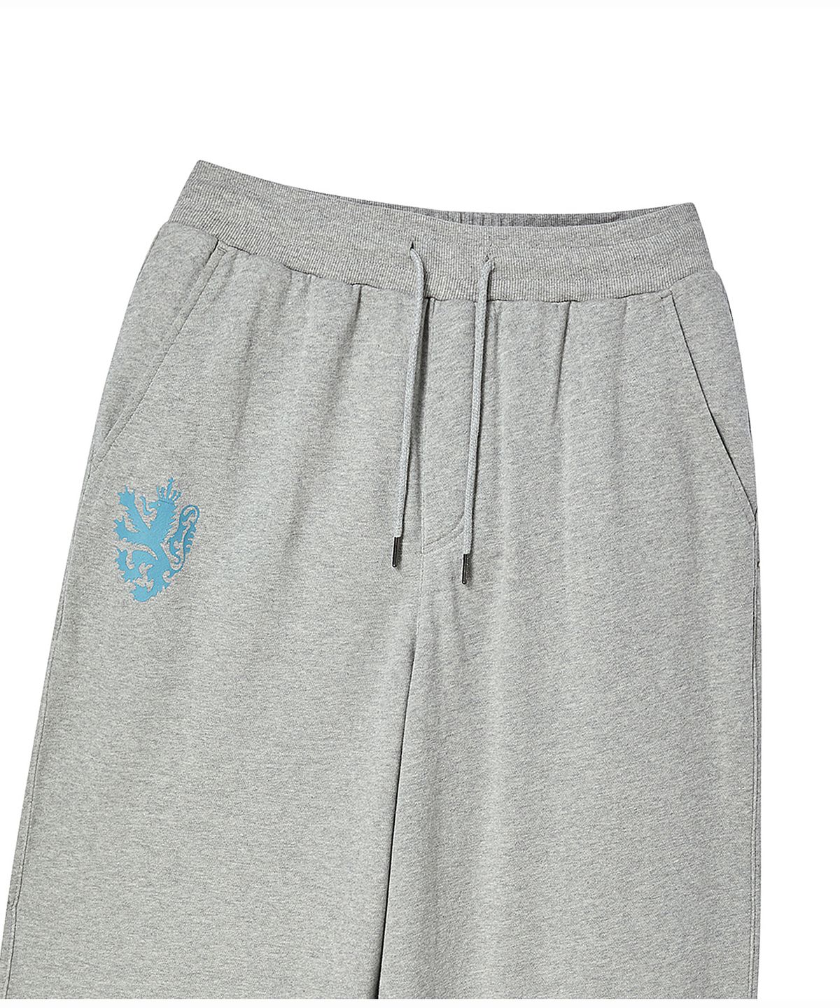 프렌다(PRENDA) HERALD CROSS WIDE SWEATPANTS GRAY