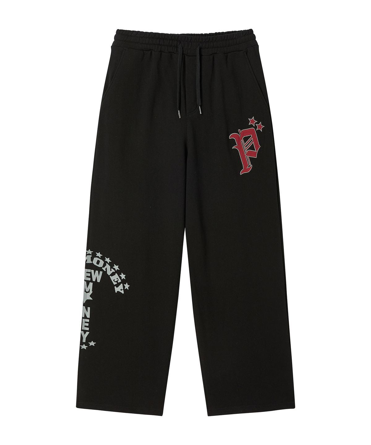 프렌다(PRENDA) P LOGO WIDE SWEATPANTS BLACK