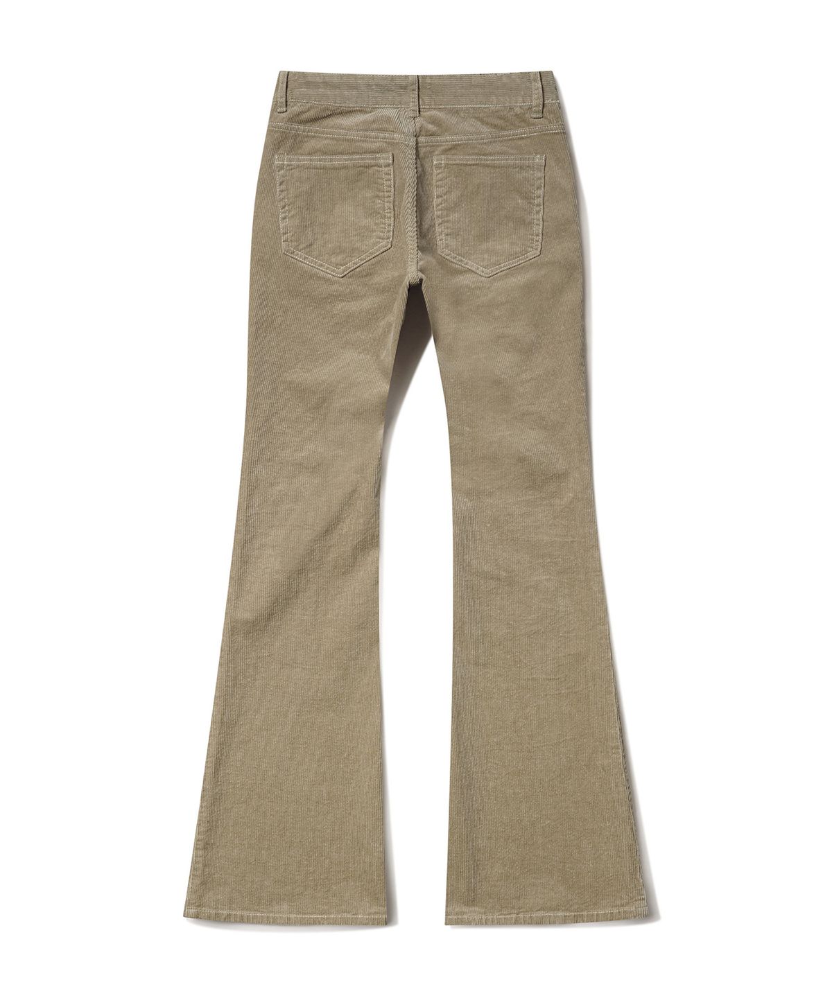 데케트 우먼(DECET WOMEN) Signature Slim Low Rise Flared Corduroy Pants DCWPT041BEIGE