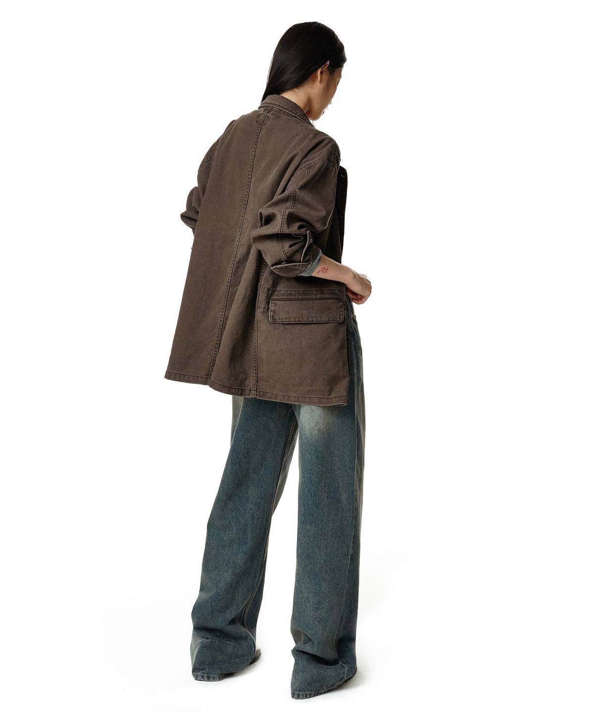 데케트 우먼(DECET WOMEN) Relaxed Blazer DCWJK004BROWN