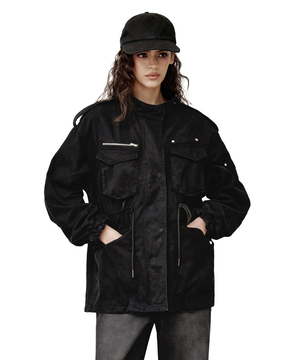 데케트 우먼(DECET WOMEN) Field Jacket DCWJK003BLACK