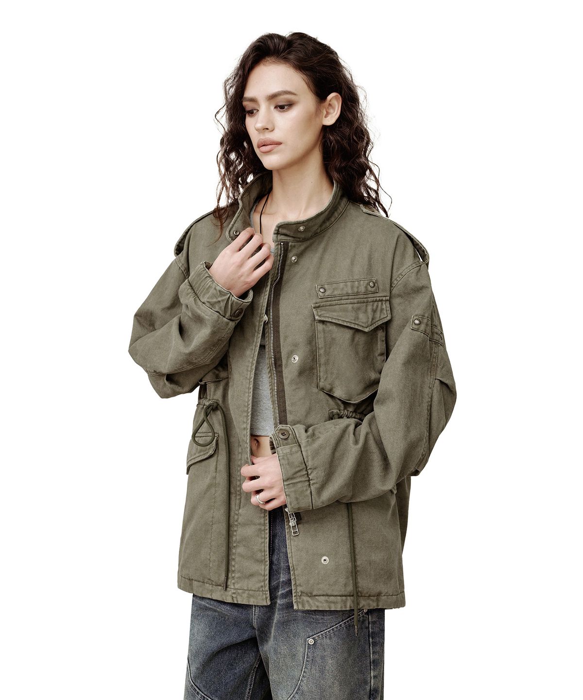데케트 우먼(DECET WOMEN) Field Jacket DCWJK003KHAKI