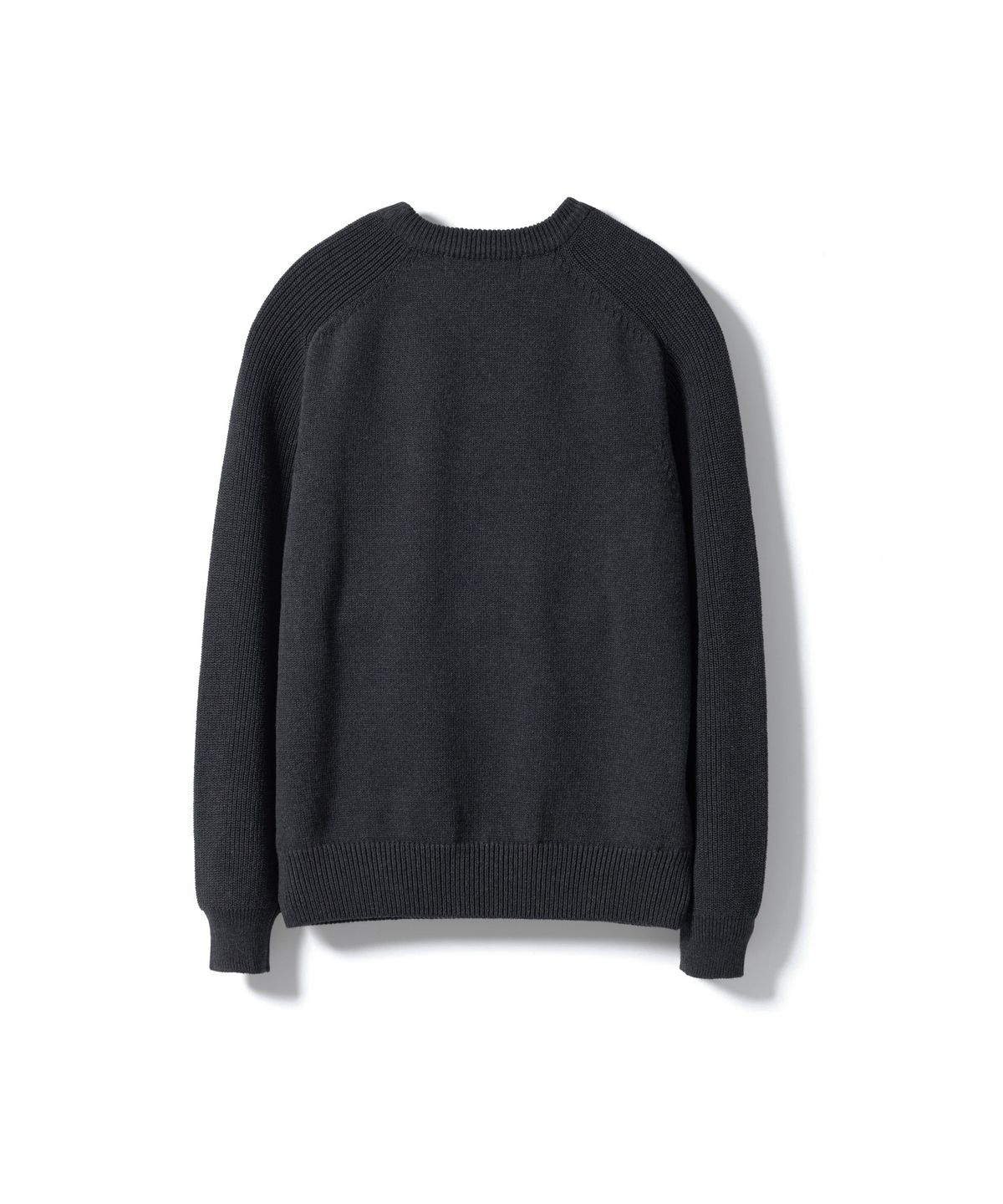 건지 울른스(Guernsey Woollens) 헤비코튼 건지 라이언 스웨터 - 차콜