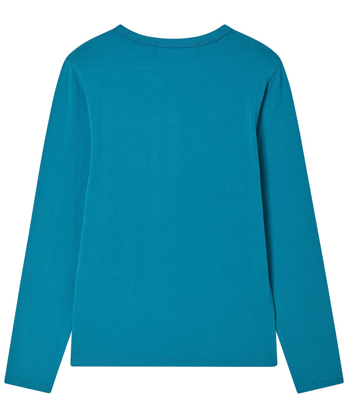 프렌다(PRENDA) SECRET LETTERING HENLEY LONG SLEEVE AQUA BLUE