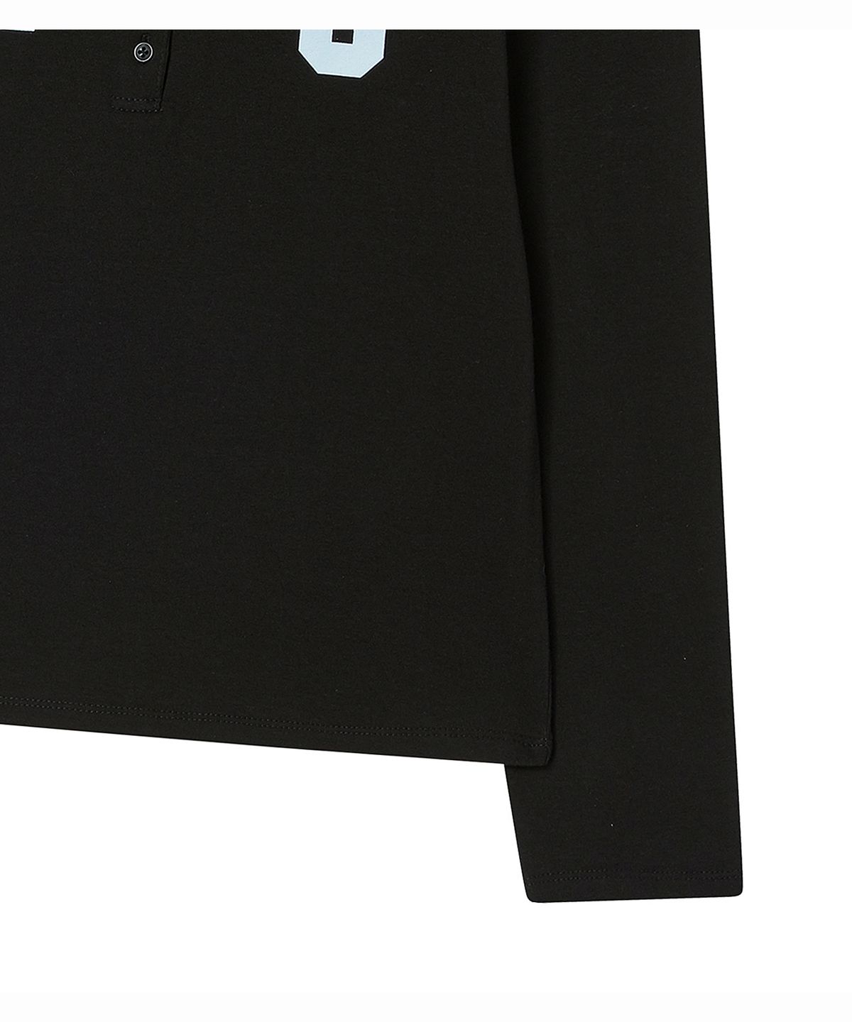 프렌다(PRENDA) EQUESTRIAN HENLEY LONG SLEEVE BLACK
