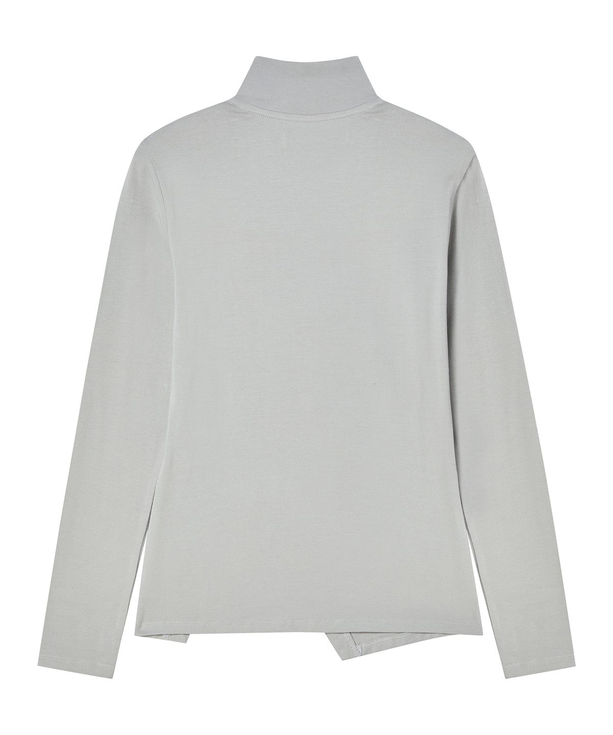 프렌다(PRENDA) BLAZE BUTTON WRAP LONG SLEEVE GRAY