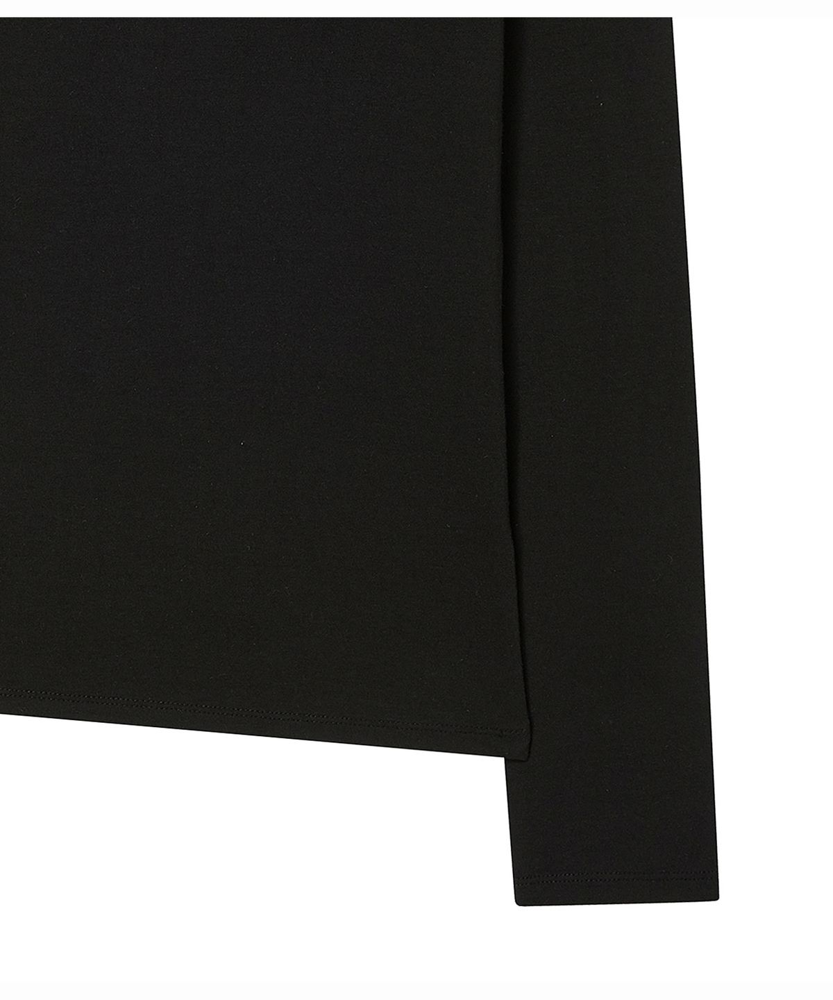 프렌다(PRENDA) POCKET HENLEY LONG SLEEVE BLACK