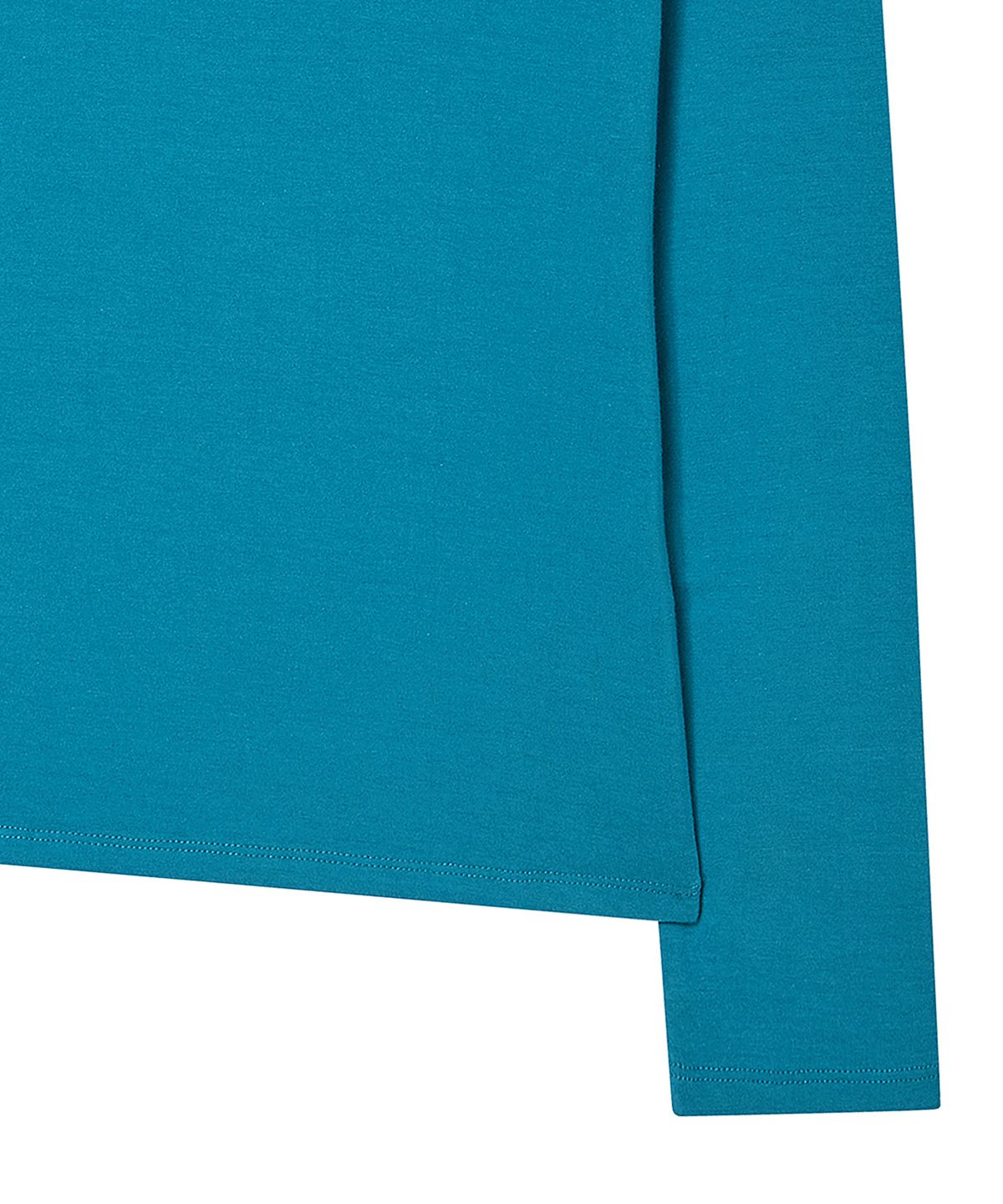 프렌다(PRENDA) POCKET HENLEY LONG SLEEVE AQUA BLUE