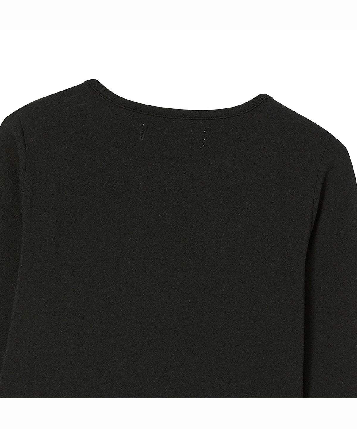 프렌다(PRENDA) CROSS LACE-UP LONG SLEEVE BLACK