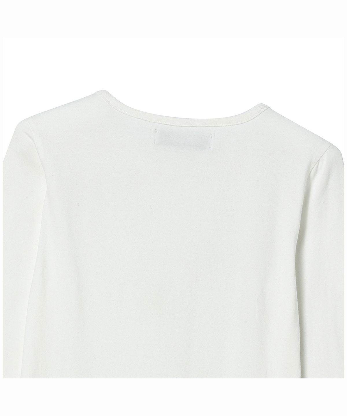 프렌다(PRENDA) CROSS LACE-UP LONG SLEEVE WHITE