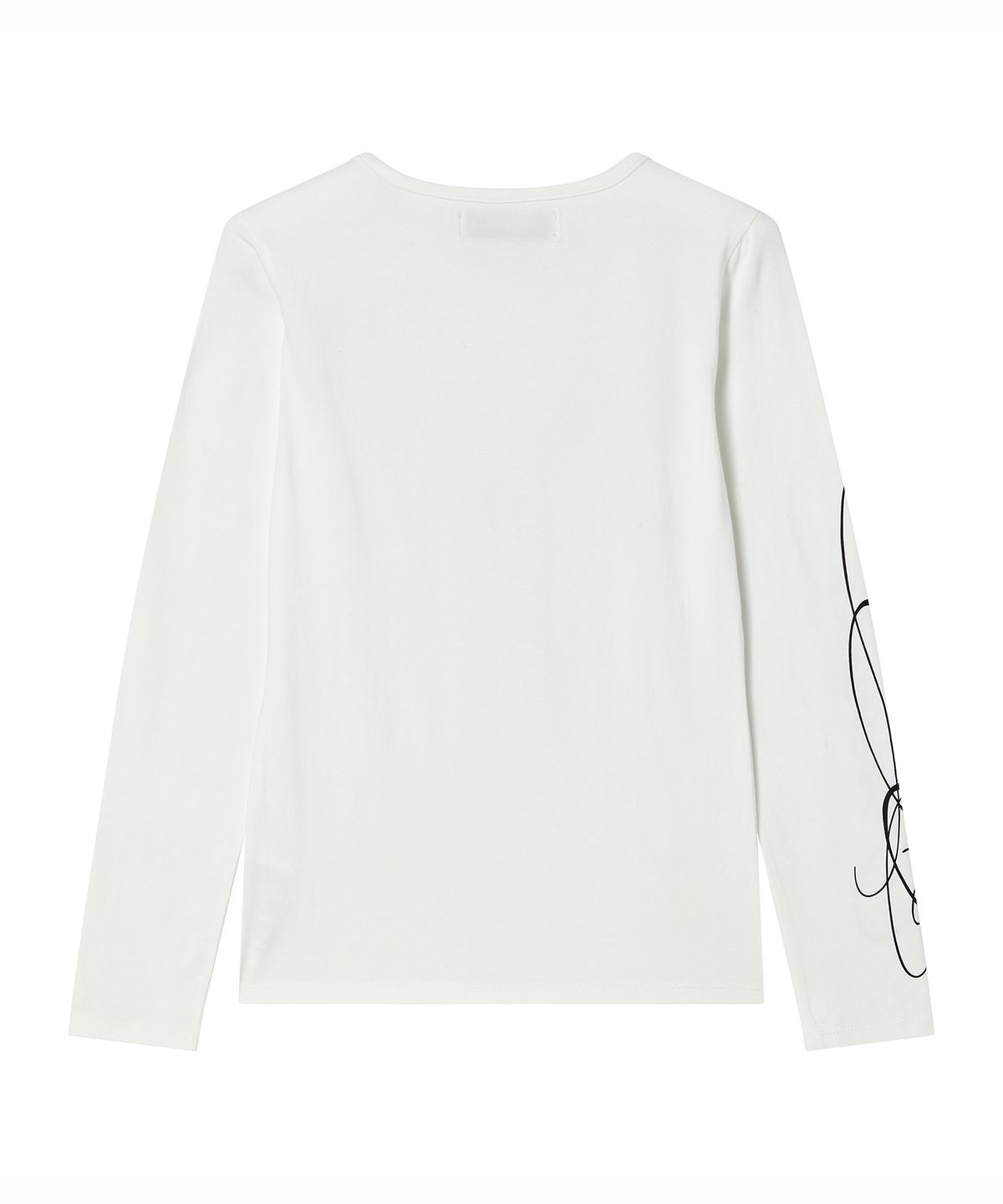 프렌다(PRENDA) CROSS LACE-UP LONG SLEEVE WHITE